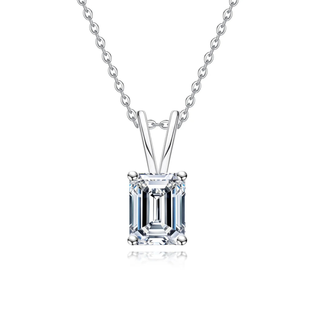 Colar Esmeralda Moissanite