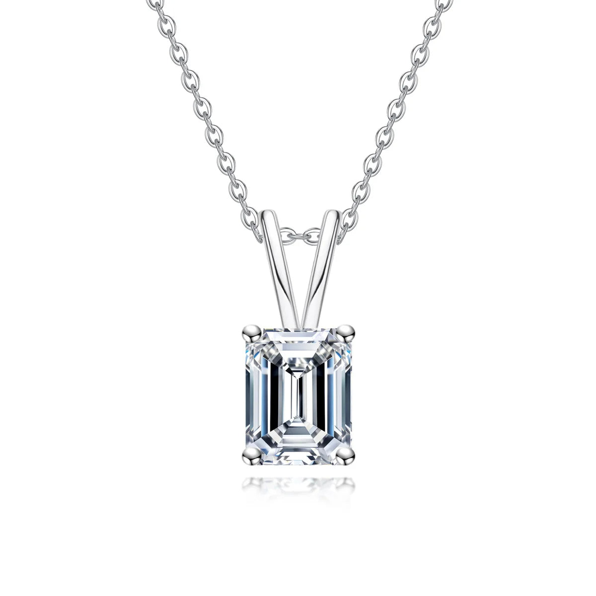 Colar Esmeralda Moissanite