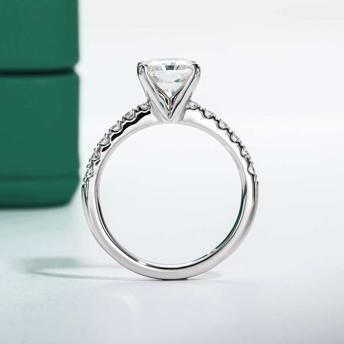 Anel Promise Radiante Moissanite