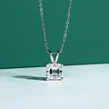 Colar Asscher Moissanite