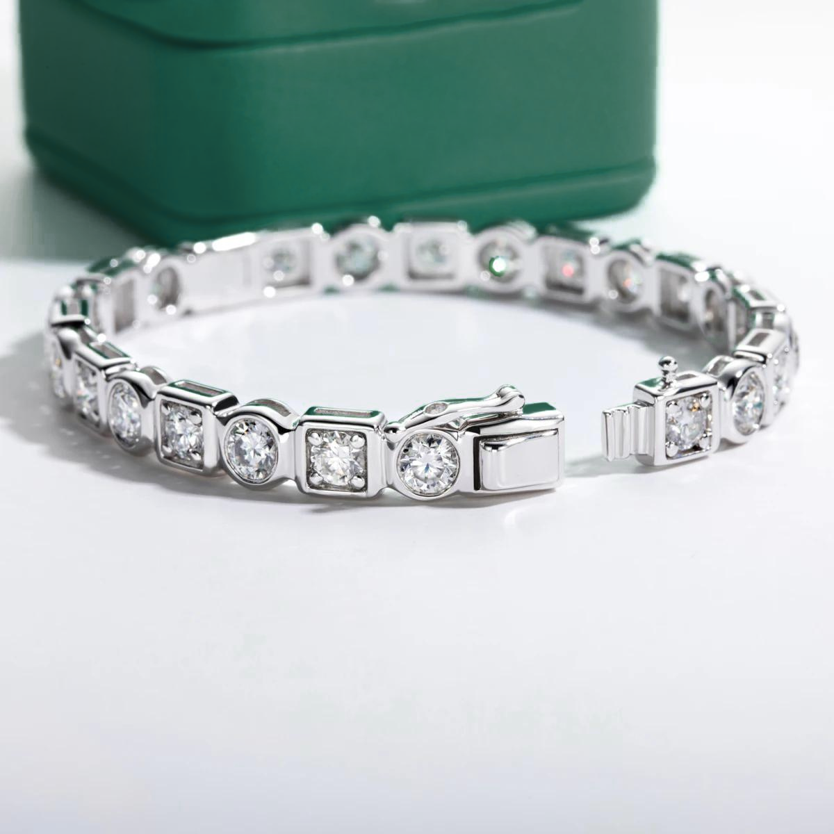 Bracelete Fusion Moissanite Pulseira
