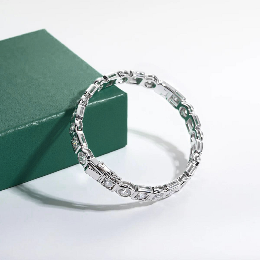 Bracelete Fusion Moissanite Pulseira