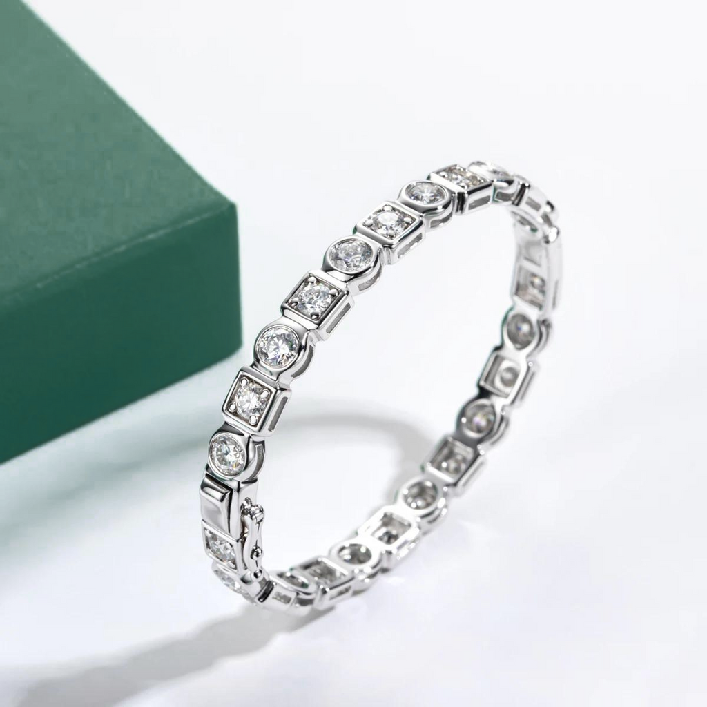 Bracelete Fusion Moissanite Pulseira