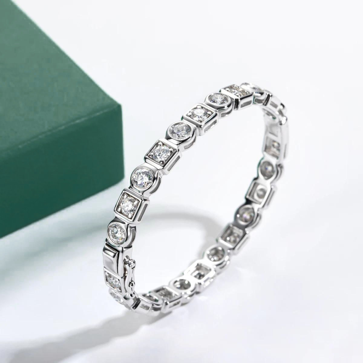 Bracelete Fusion Moissanite