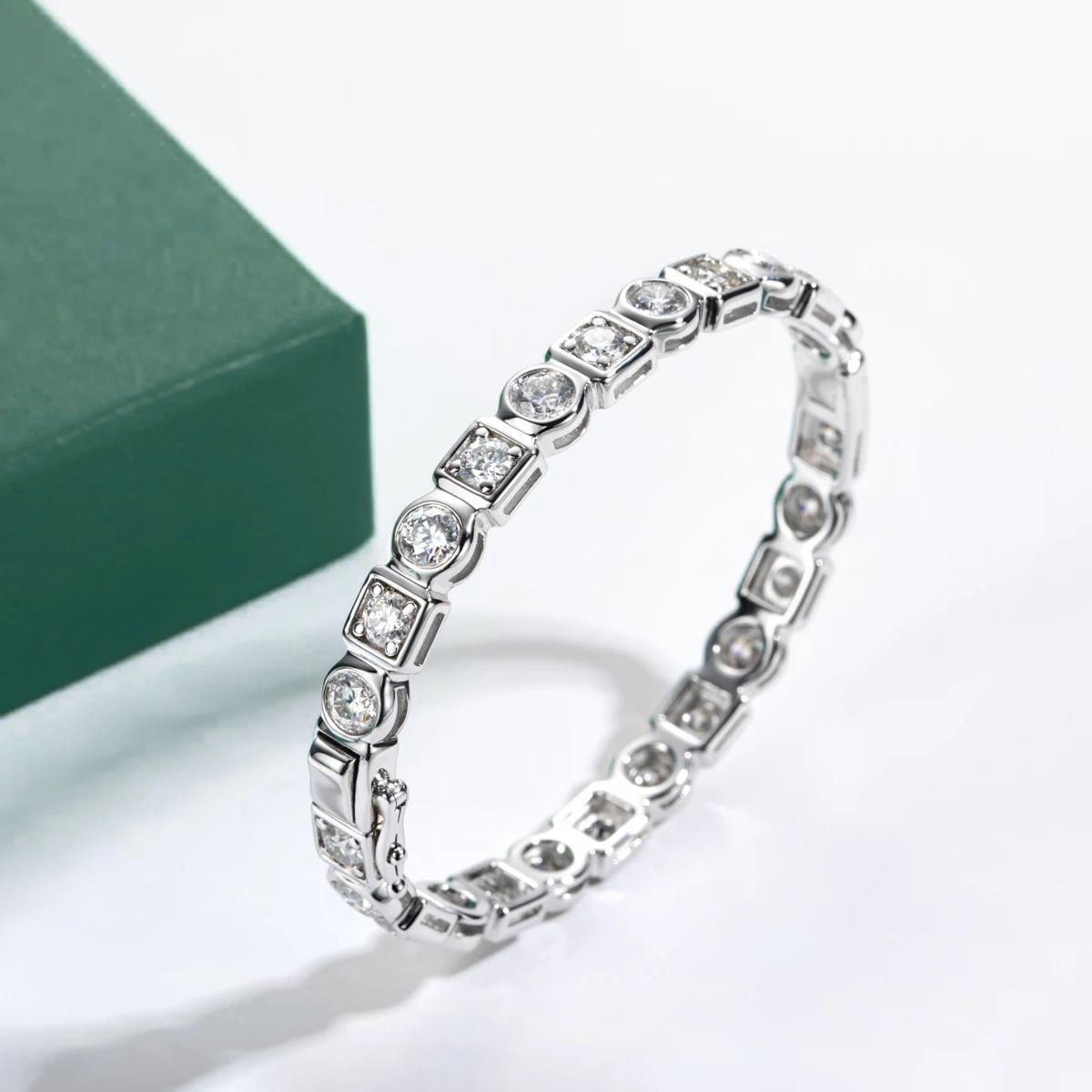 Bracelete Fusion Moissanite Pulseira