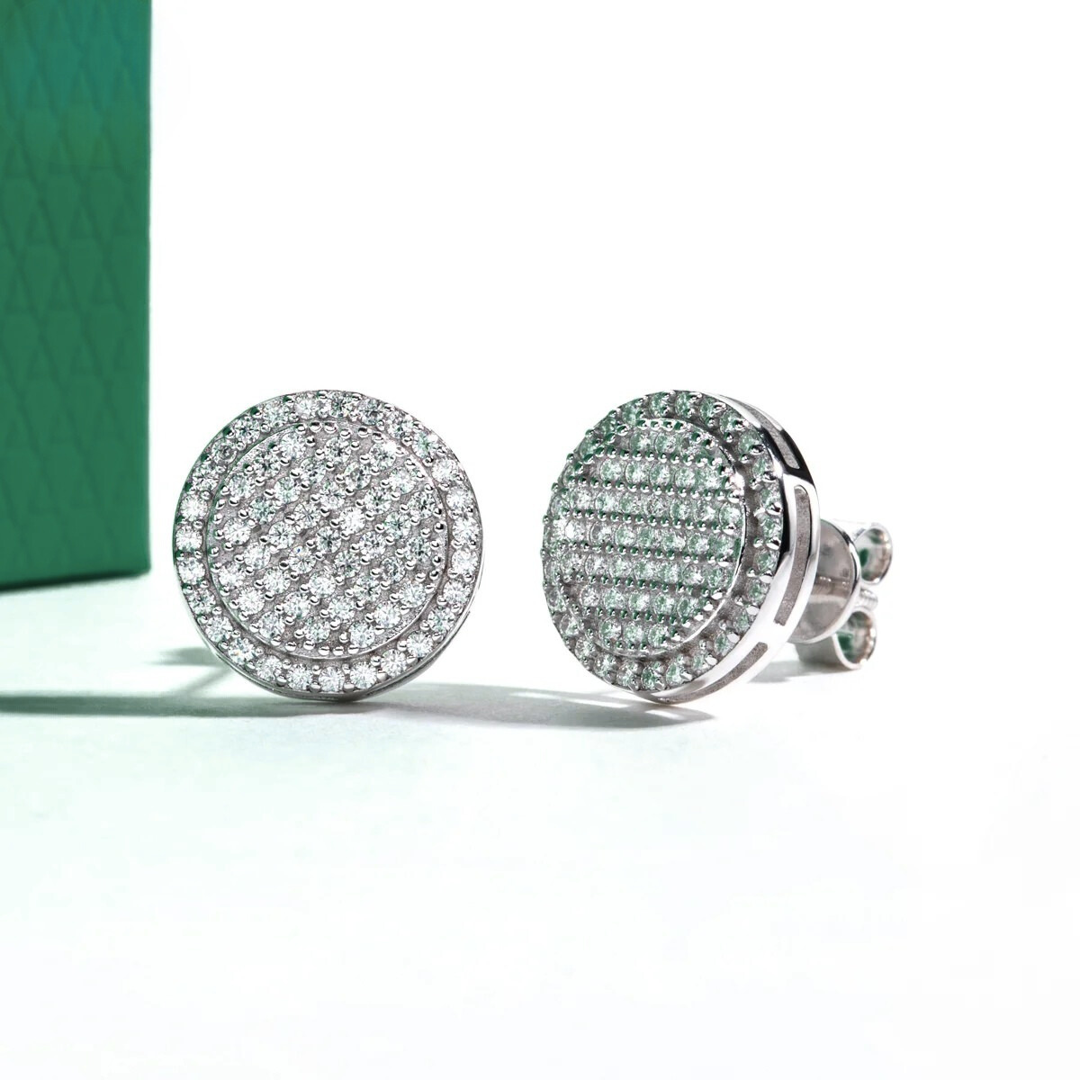 Brinco Solaris Moissanite Moissanite Brincos