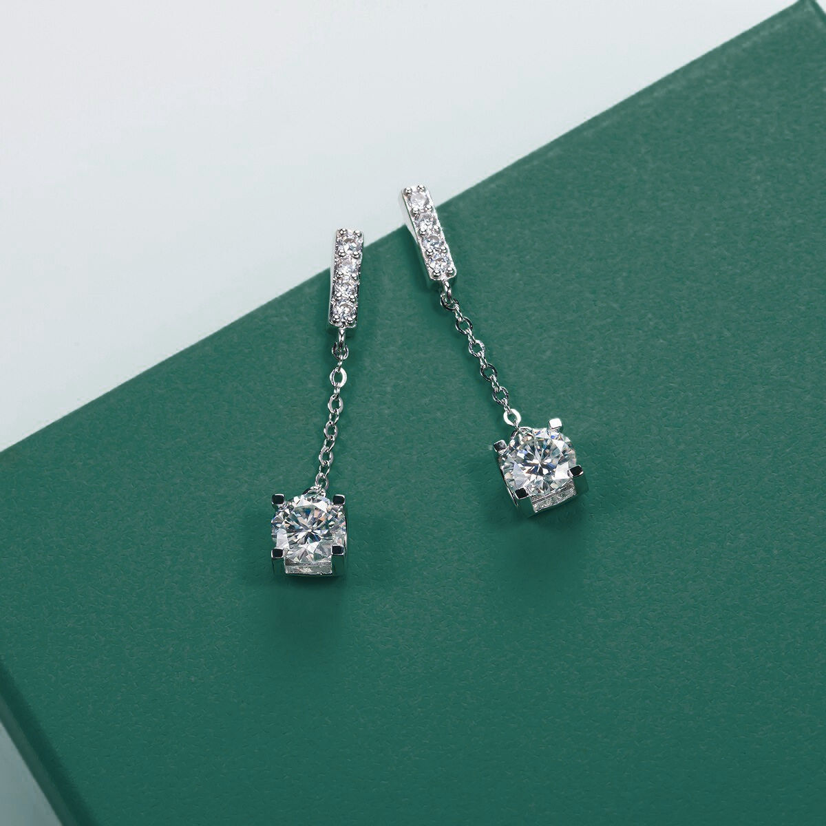 Brinco Celestial Moissanite Moissanite Brincos