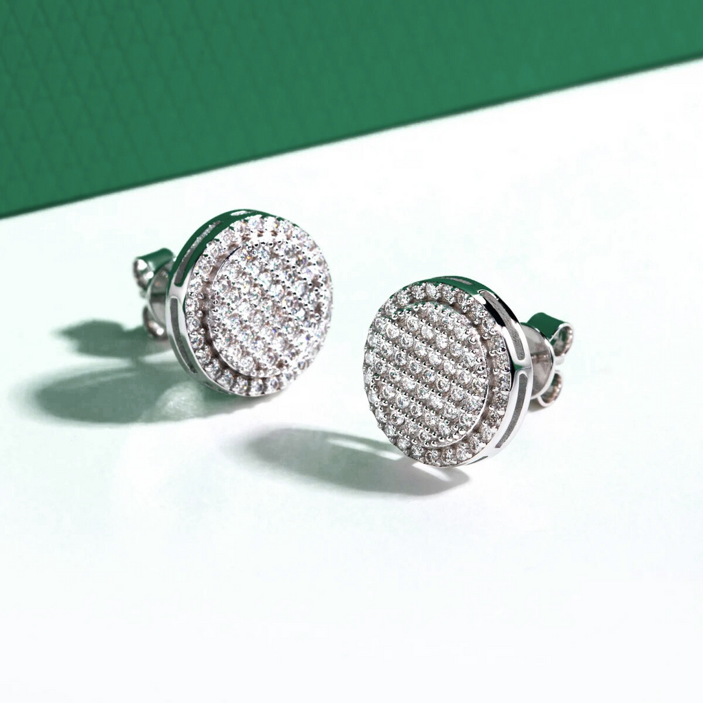 Brinco Solaris Moissanite Moissanite Brincos