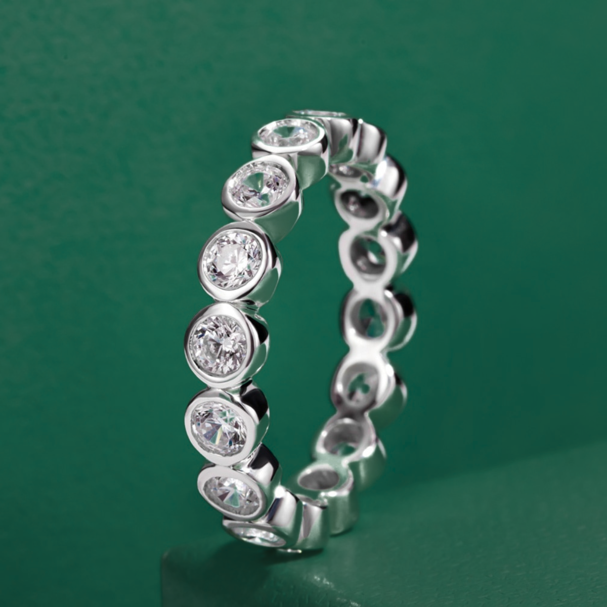 Aliança Harmony Moissanite Aliança