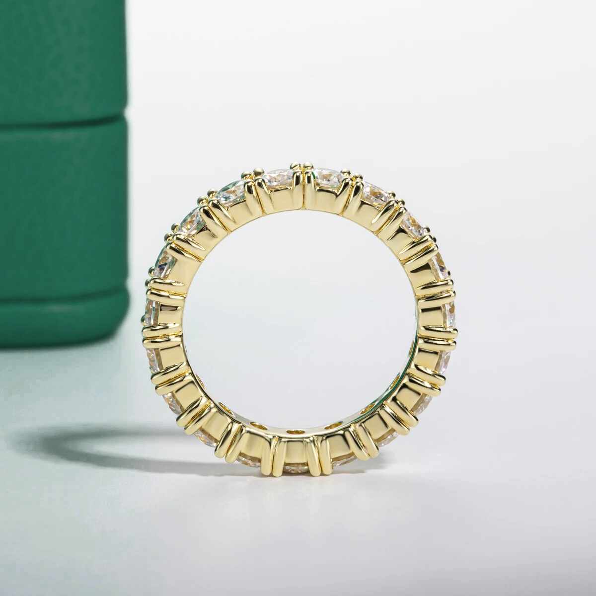 Aliança Divina Moissanite