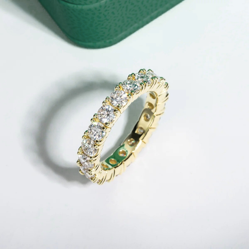 Aliança Divina Moissanite