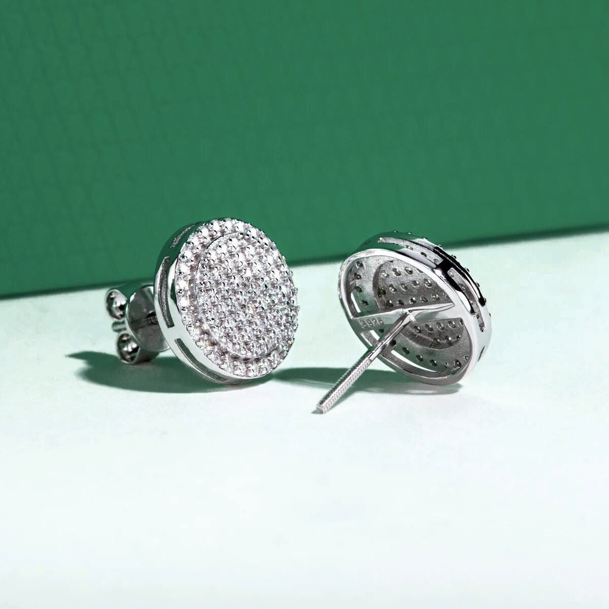 Brinco Solaris Moissanite Moissanite Brincos