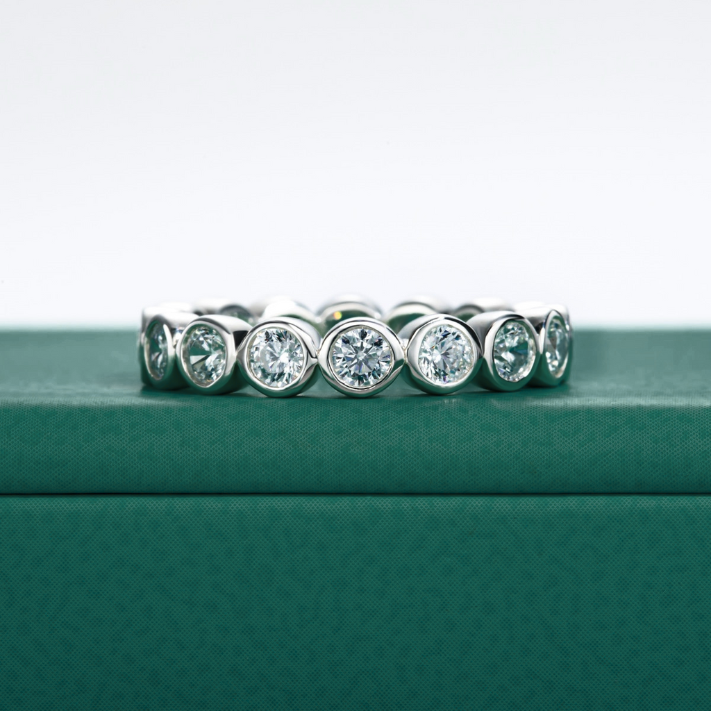 Aliança Harmony Moissanite Aliança