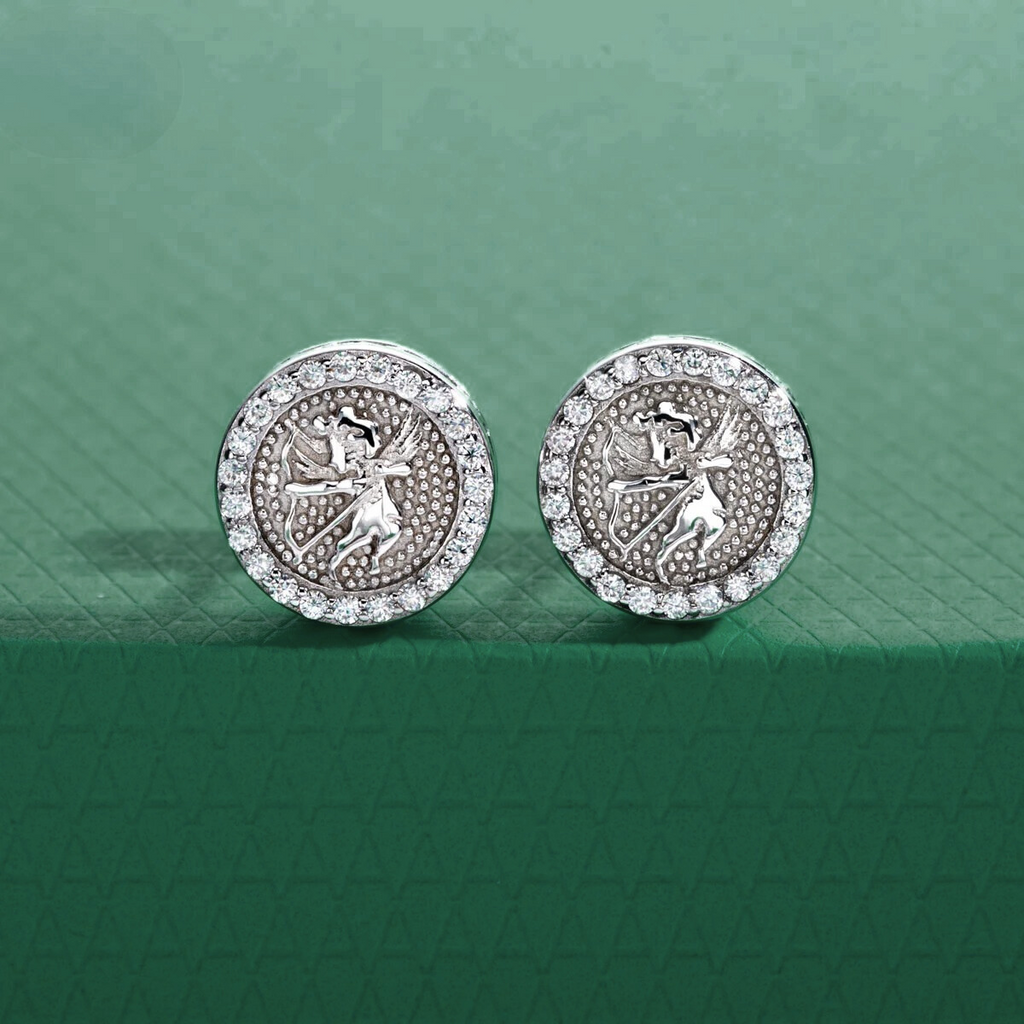 Brinco Anjo de Luz Moissanite Moissanite Brincos