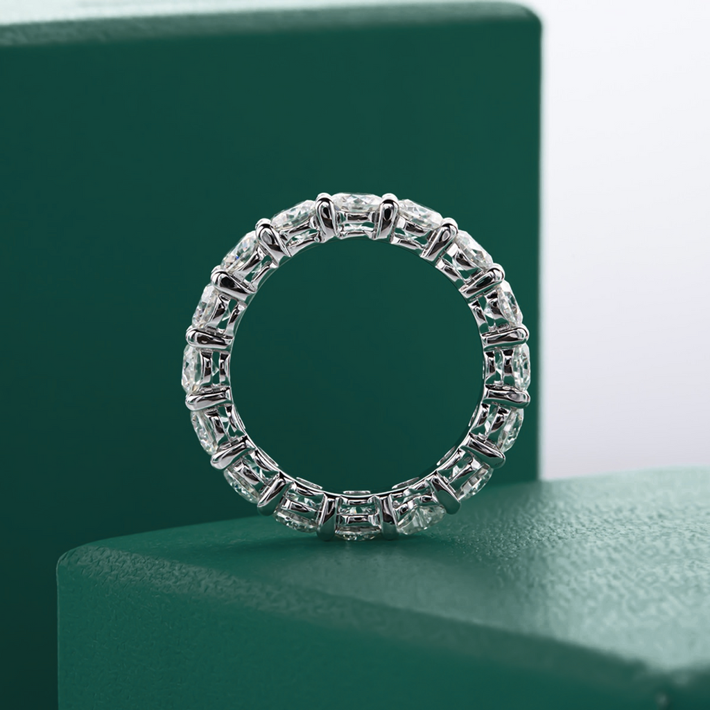 Aliança Amor Eterno Moissanite Aliança