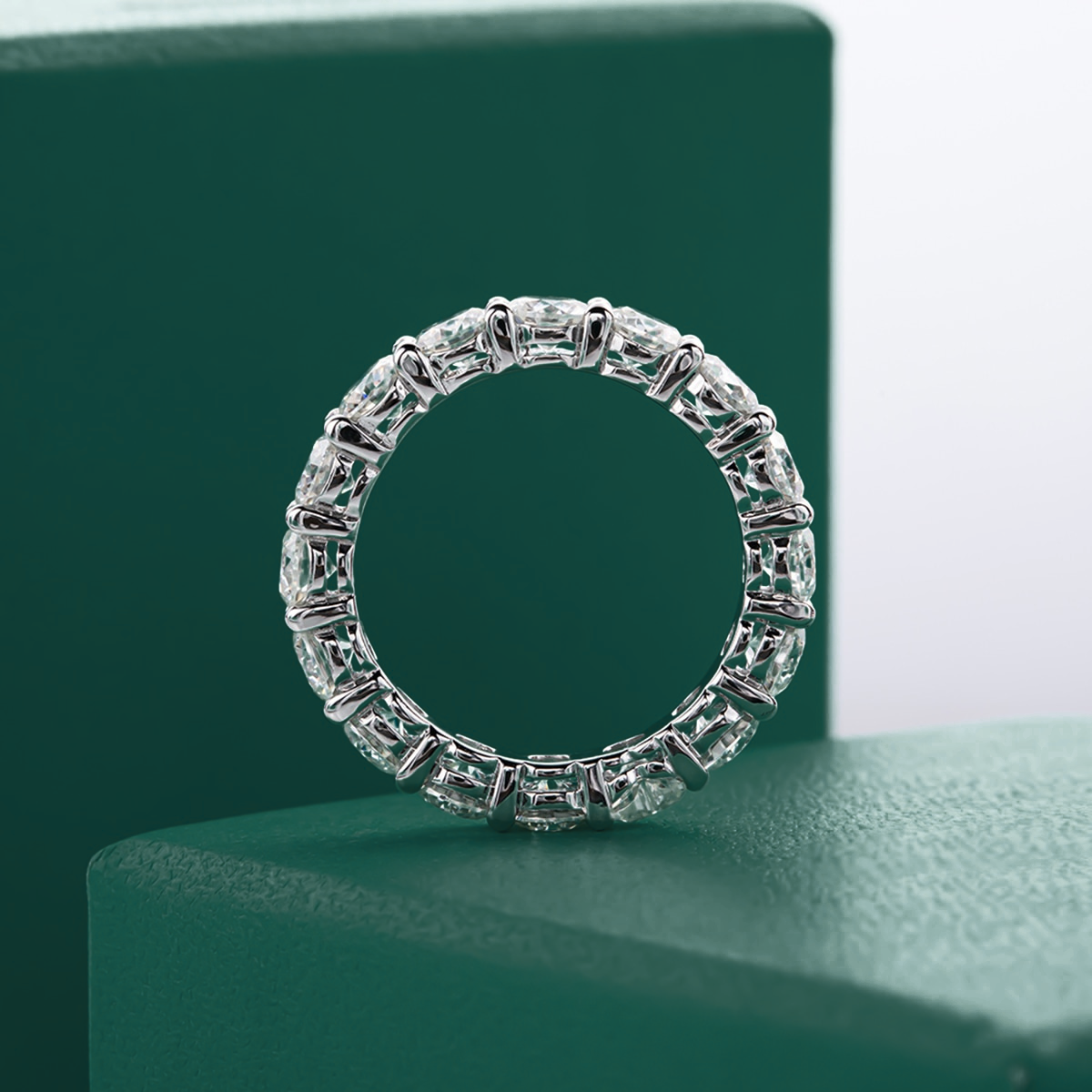Aliança Amor Eterno Moissanite Aliança