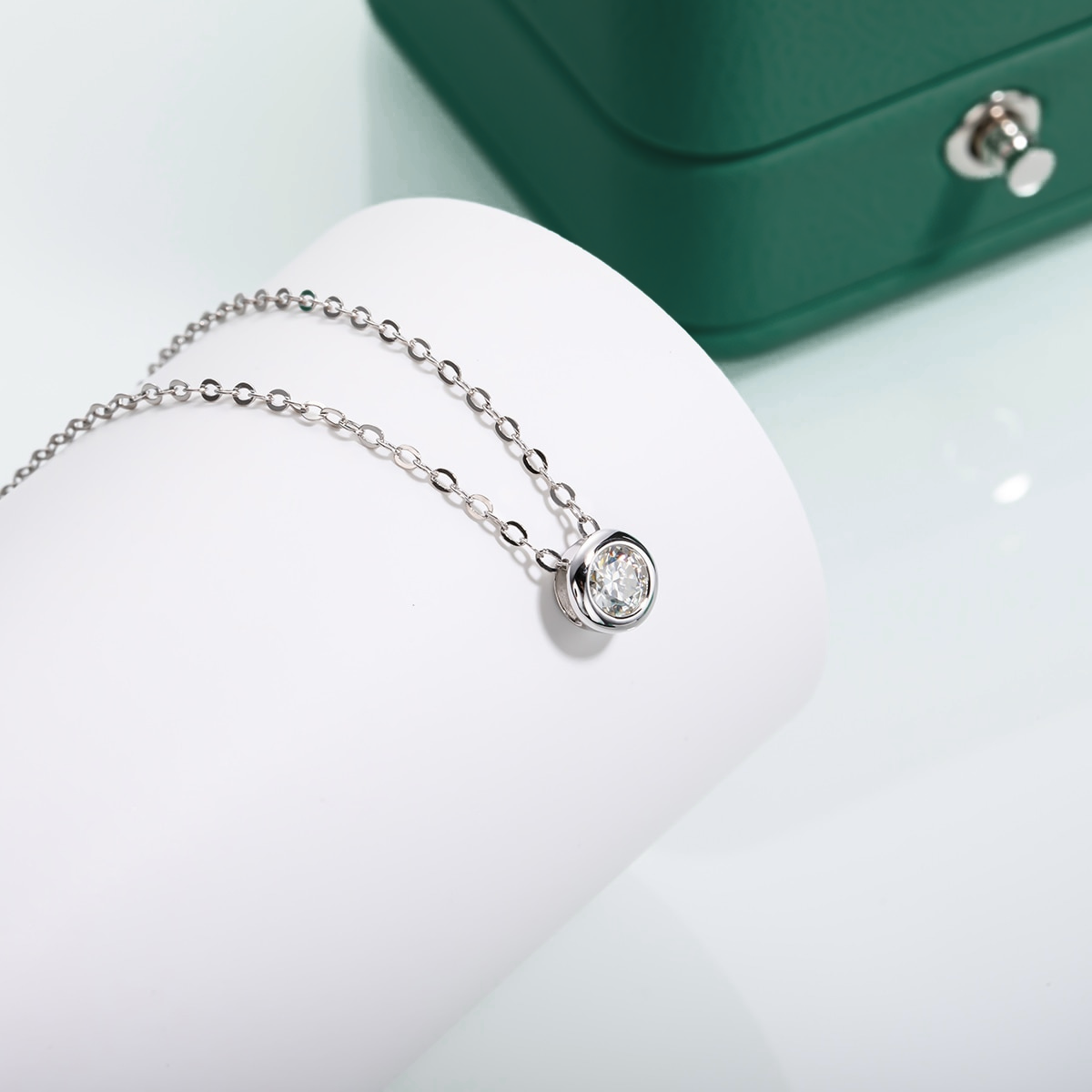 Colar Luci Moissanite Moissanite Colar