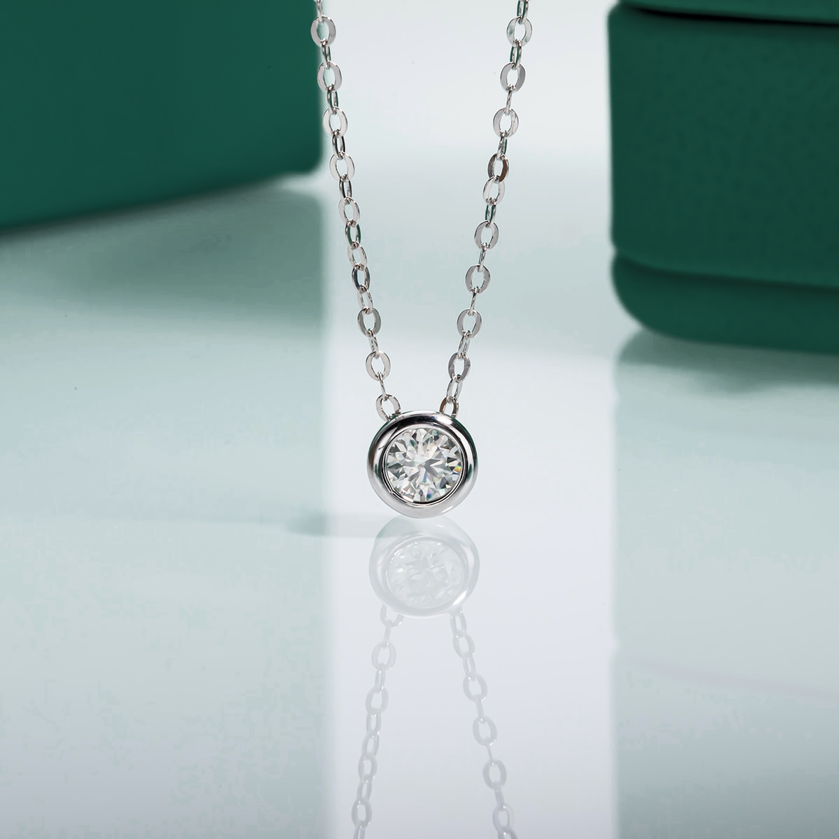 Colar Luci Moissanite Moissanite Colar