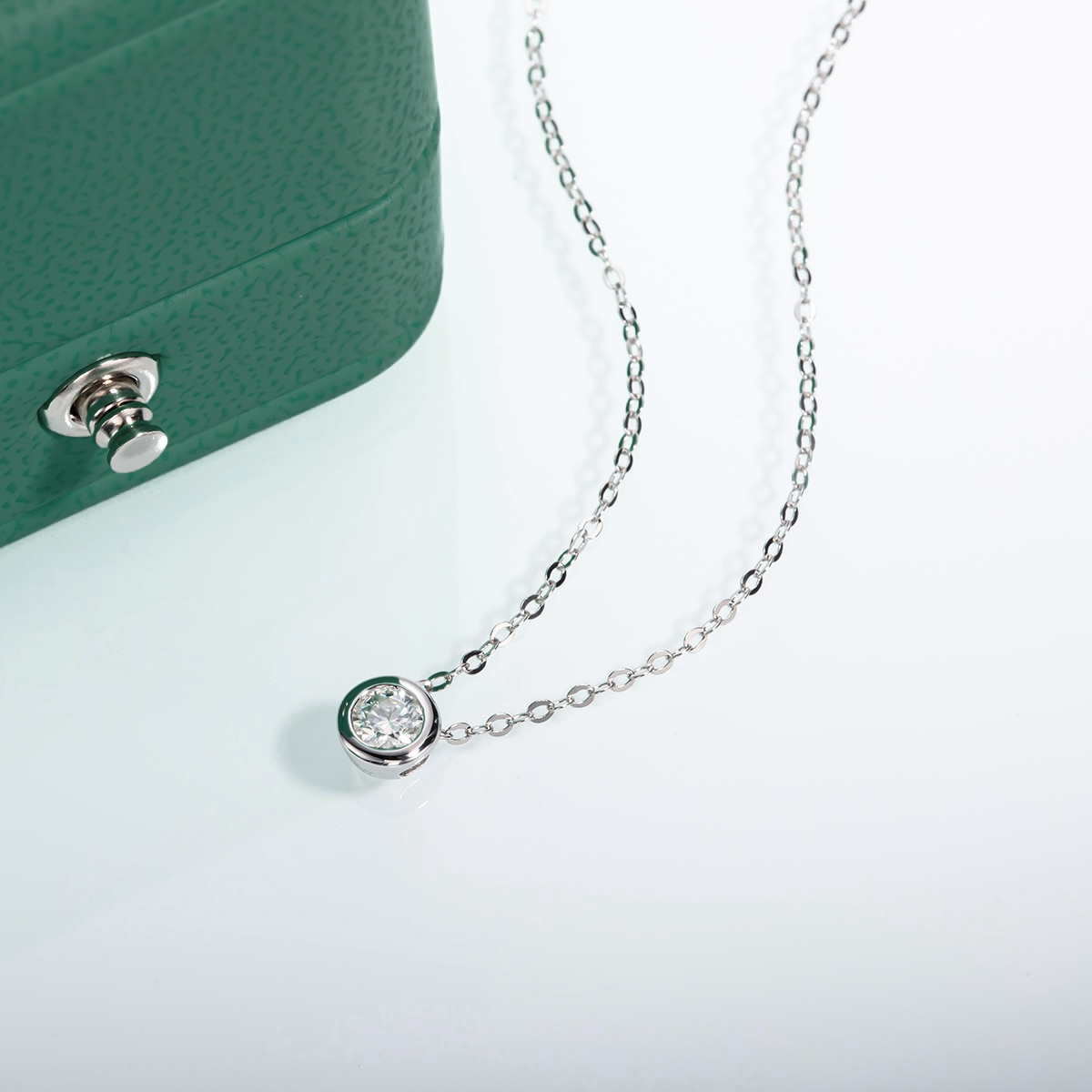 Colar Luci Moissanite Moissanite Colar