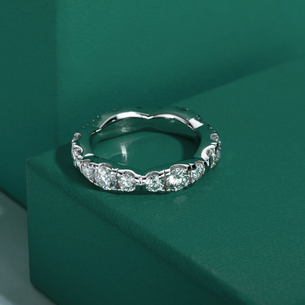 Aliança Variant Moissanite 11 Aliança