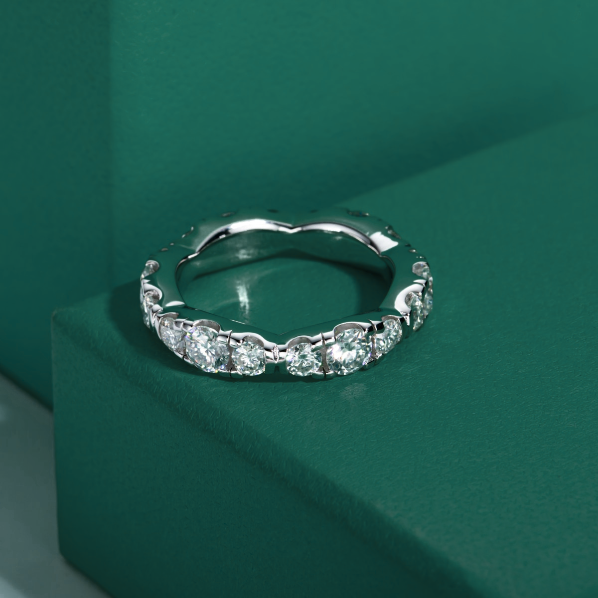 Aliança Variant Moissanite 11 Aliança