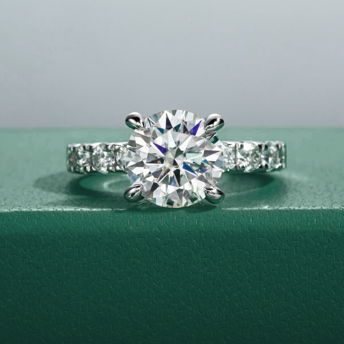 Conjunto Anel Jasmin e Aliança Wedding Conjunto de Joias