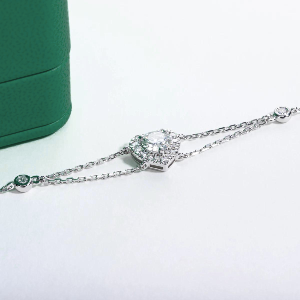 Pulseira Love Moissanite Moissanite Pulseira