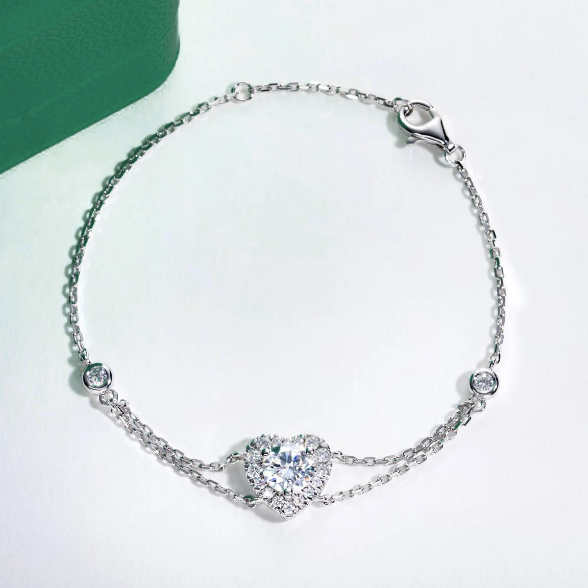 Pulseira Love Moissanite