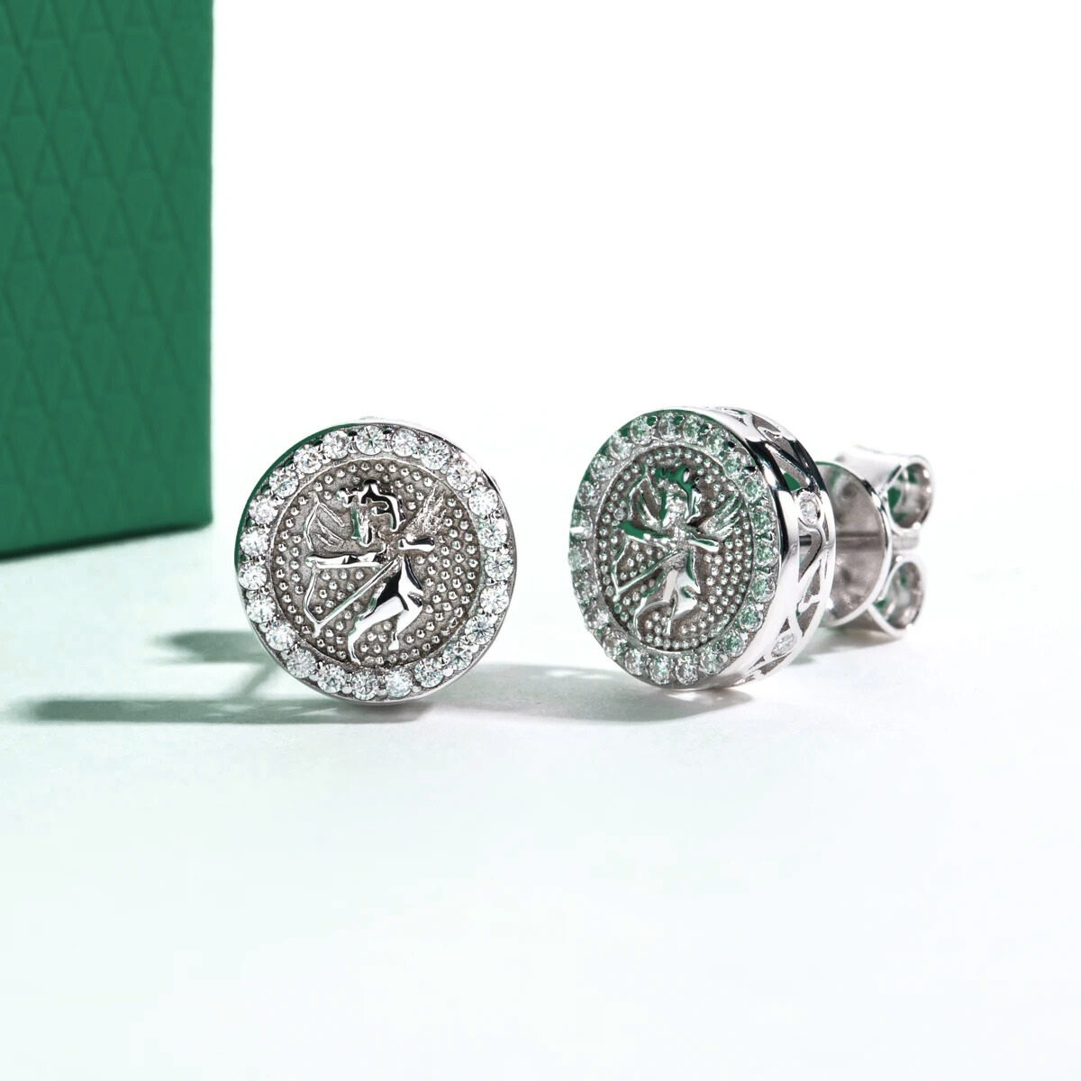 Brinco Anjo de Luz Moissanite Moissanite Brincos