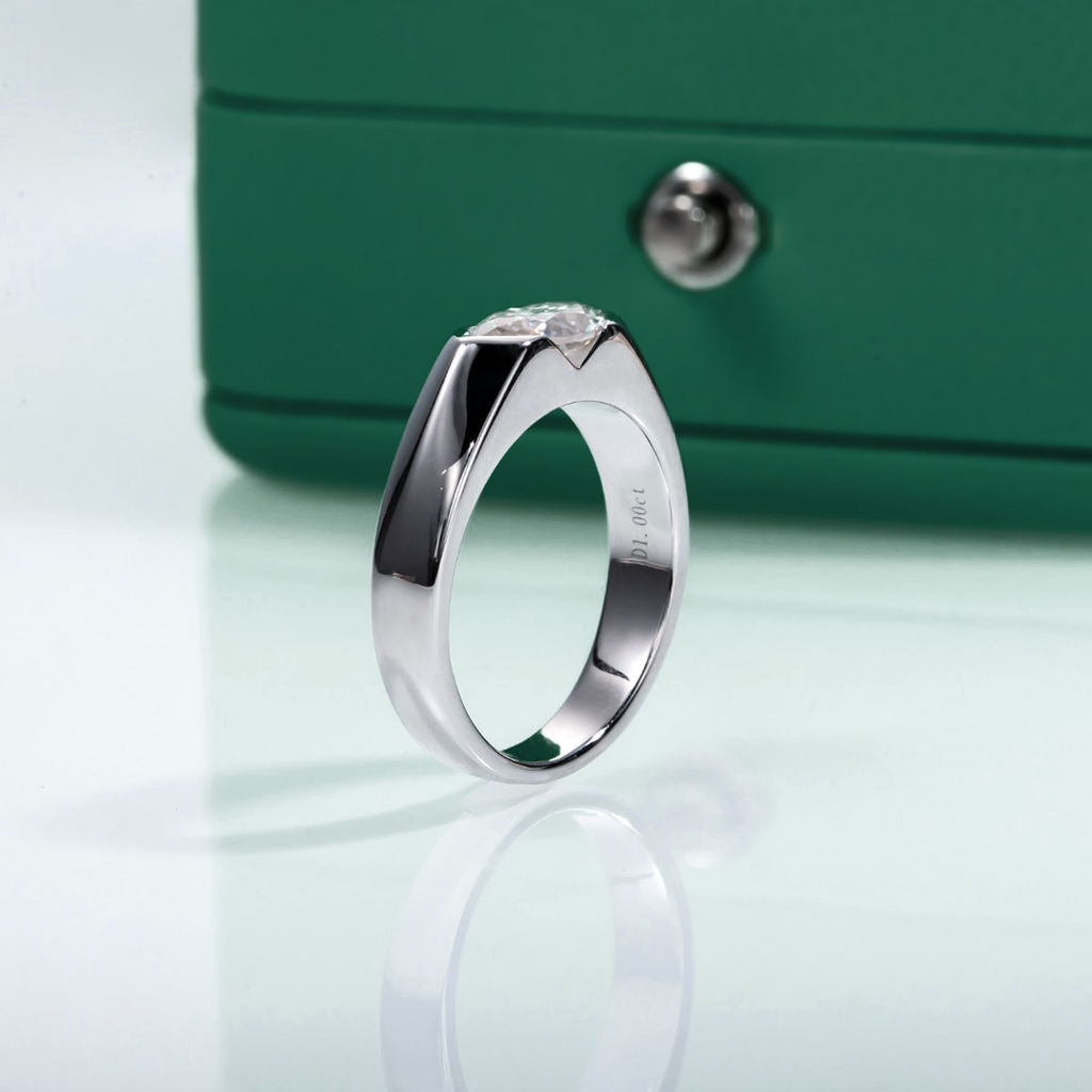 Anel Allure Marquesa Moissanite Anel Solitário