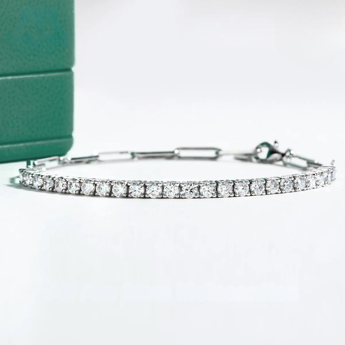 Pulseira Riviera Balance Moissanite Moissanite Pulseira