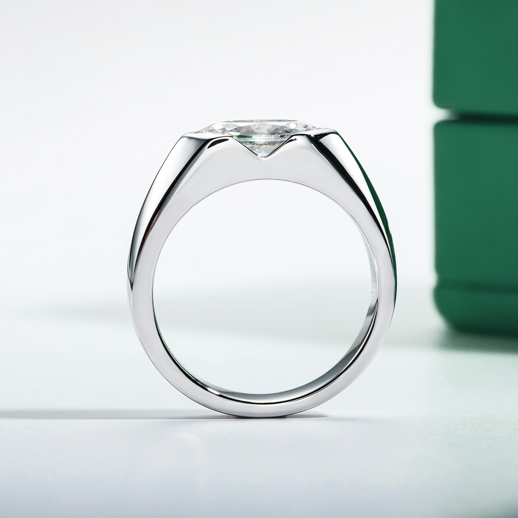 Anel Allure Marquesa Moissanite Anel Solitário