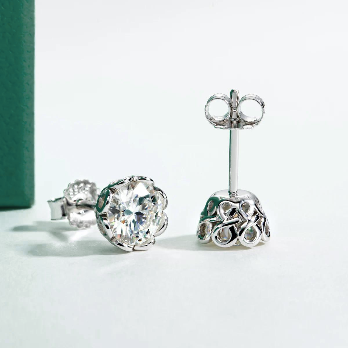 Brinco Majesty Moissanite Brincos