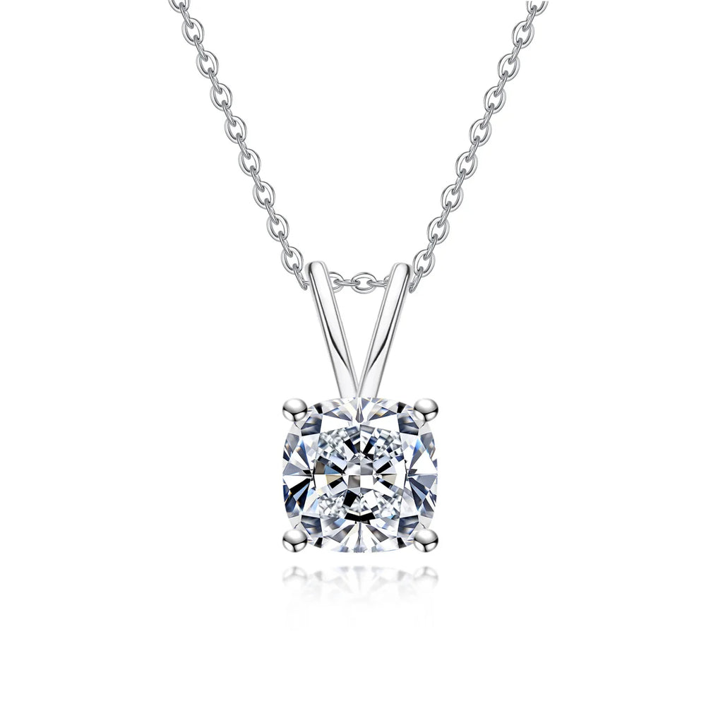Colar Cushion Moissanite