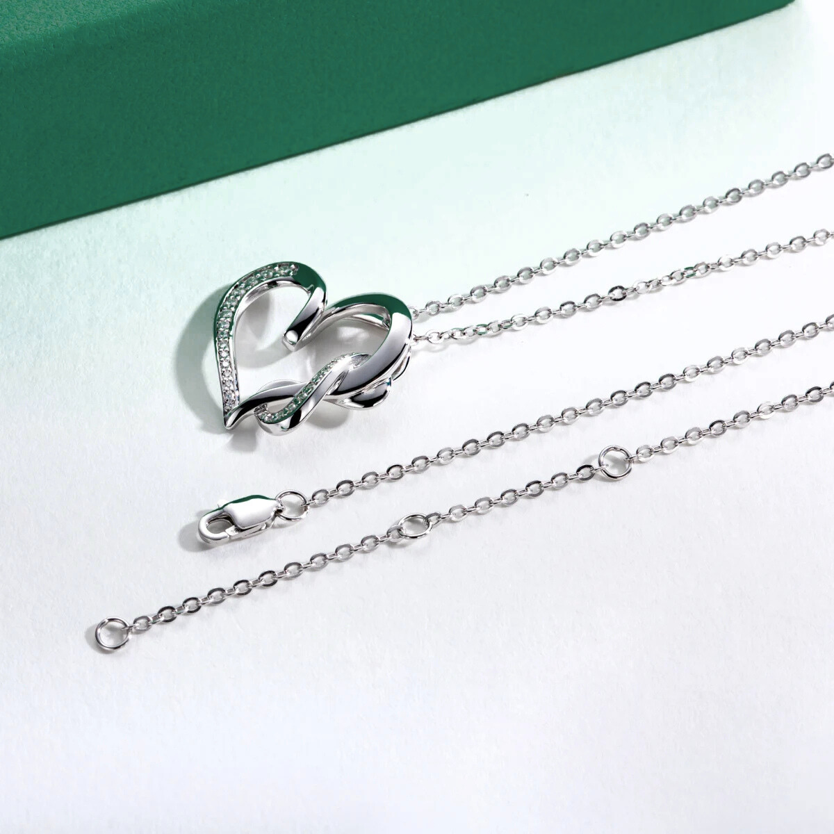 Colar Amor Infinito Moissanite Moissanite Colar