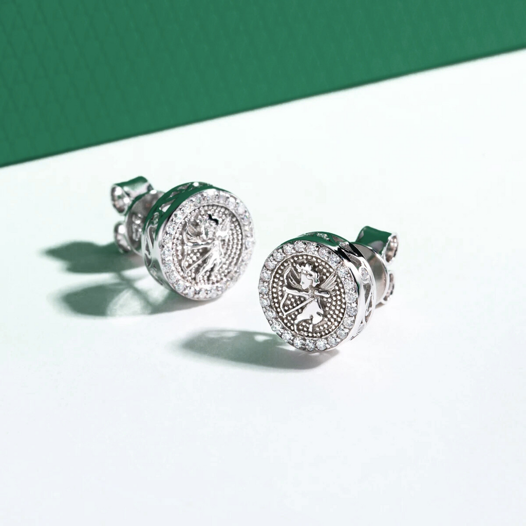 Brinco Anjo de Luz Moissanite Moissanite Brincos