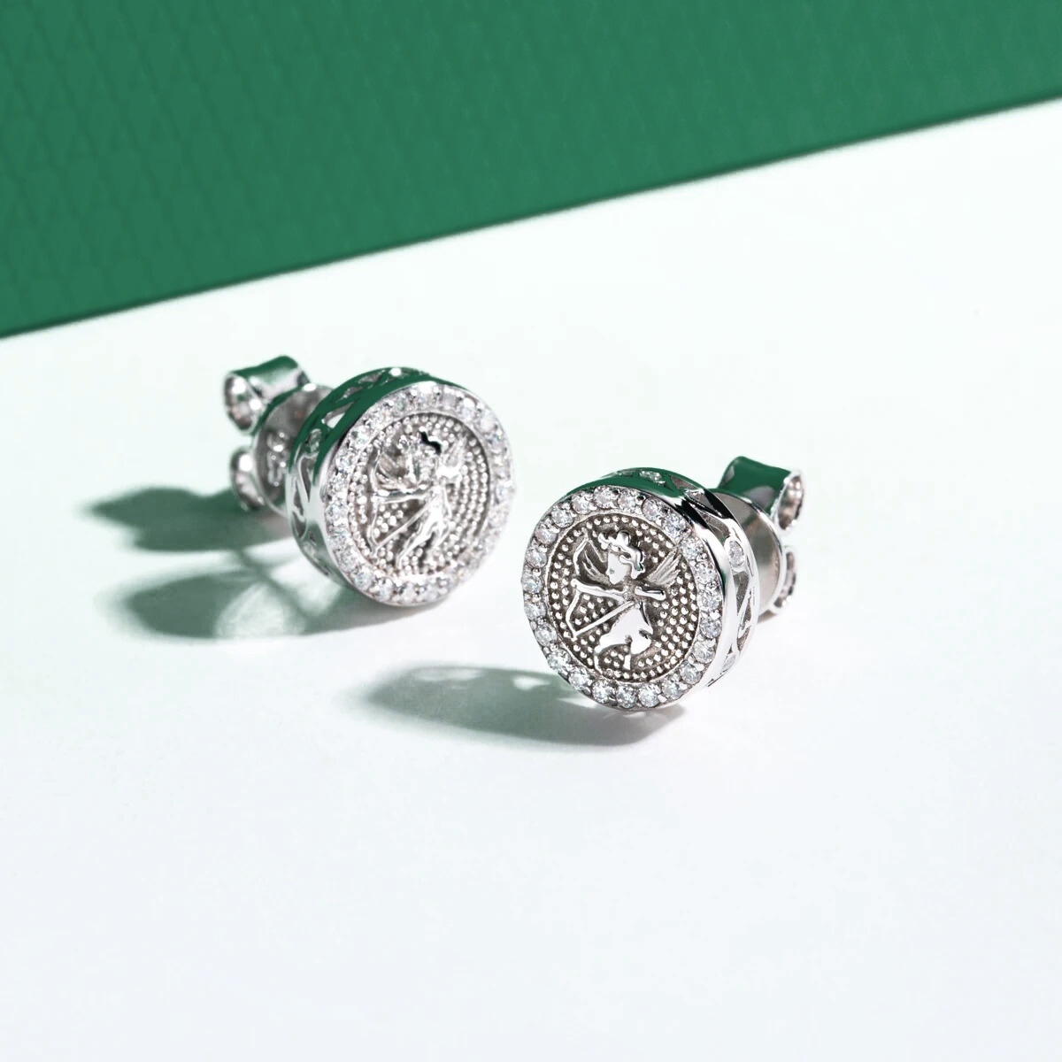 Brinco Anjo de Luz Moissanite Moissanite Brincos