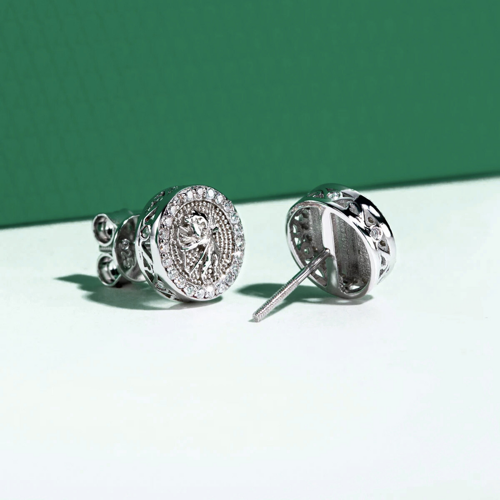Brinco Anjo de Luz Moissanite Moissanite Brincos