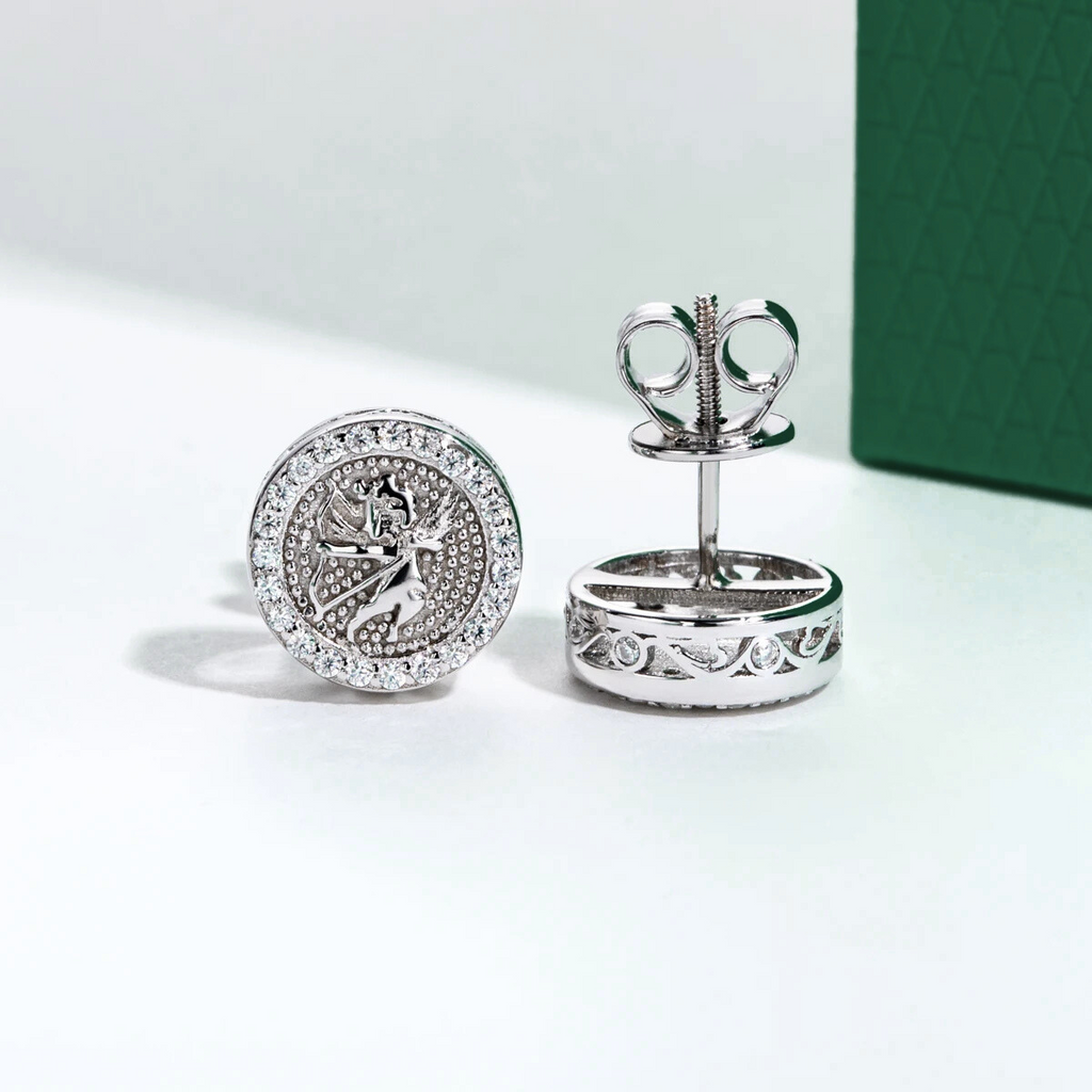 Brinco Anjo de Luz Moissanite Moissanite Brincos