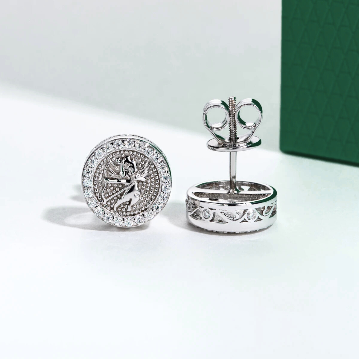 Brinco Anjo de Luz Moissanite Moissanite Brincos