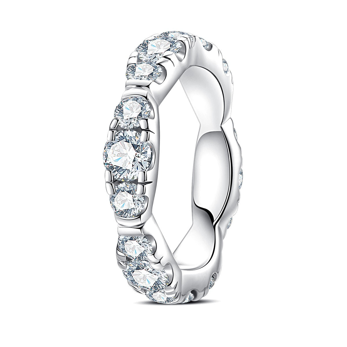 Aliança Variant Moissanite Aliança