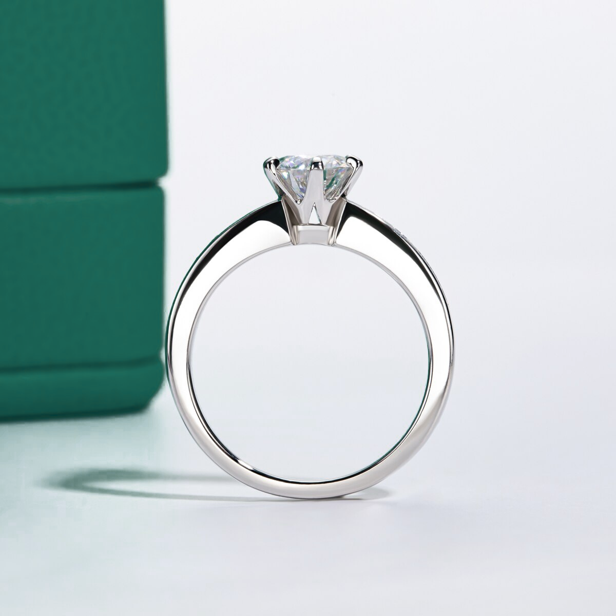 Anel Promise Moissanite