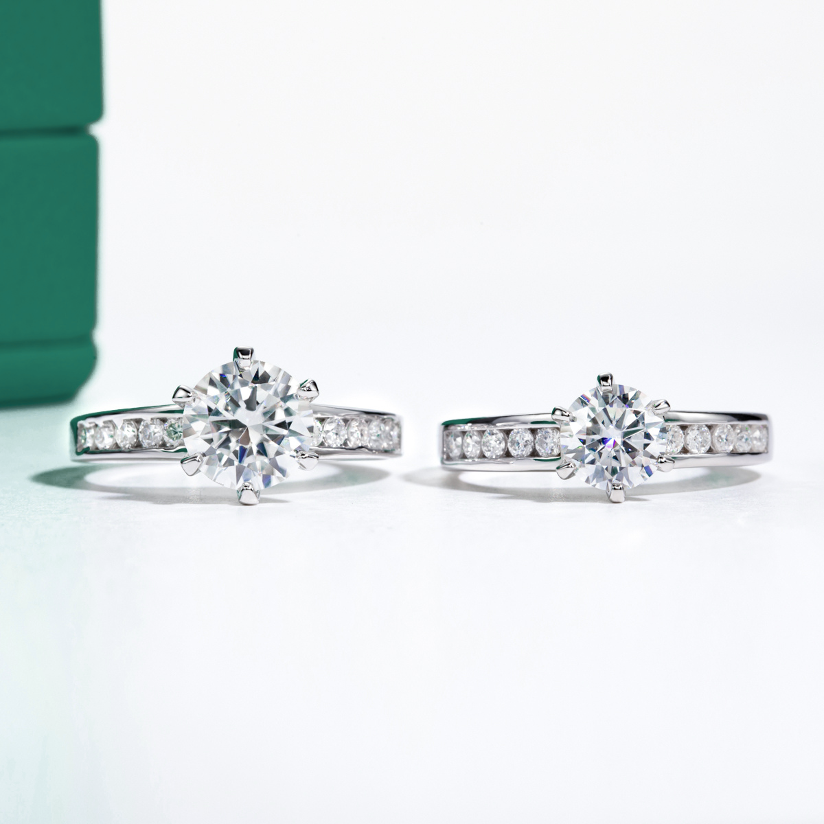 Anel Promise Moissanite