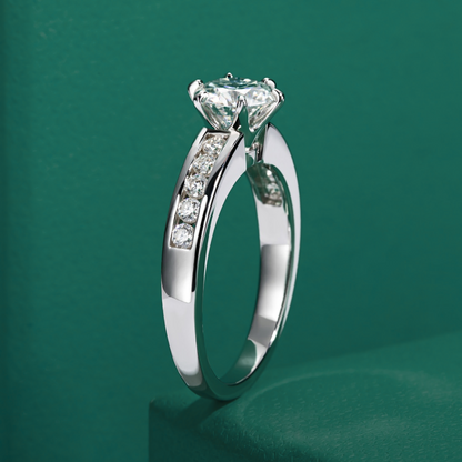 Anel Promise Moissanite