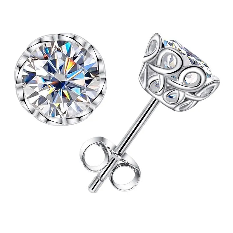 Brinco Majesty Moissanite Brincos