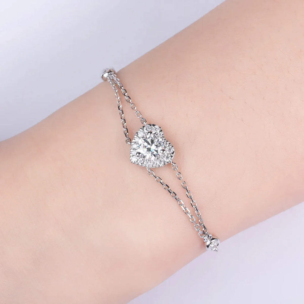 Pulseira Love Moissanite Moissanite Pulseira