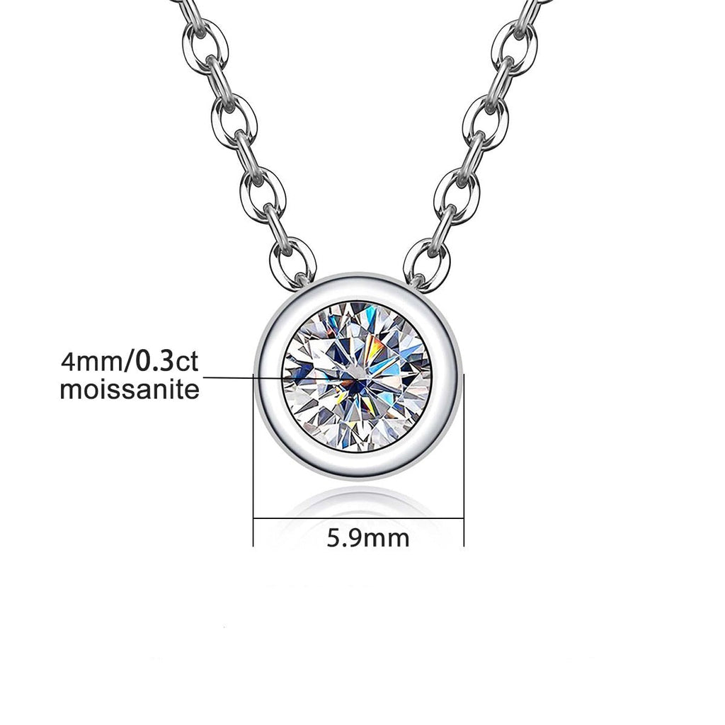Colar Luci Moissanite Moissanite Colar