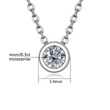 Colar Luci Moissanite Moissanite Colar