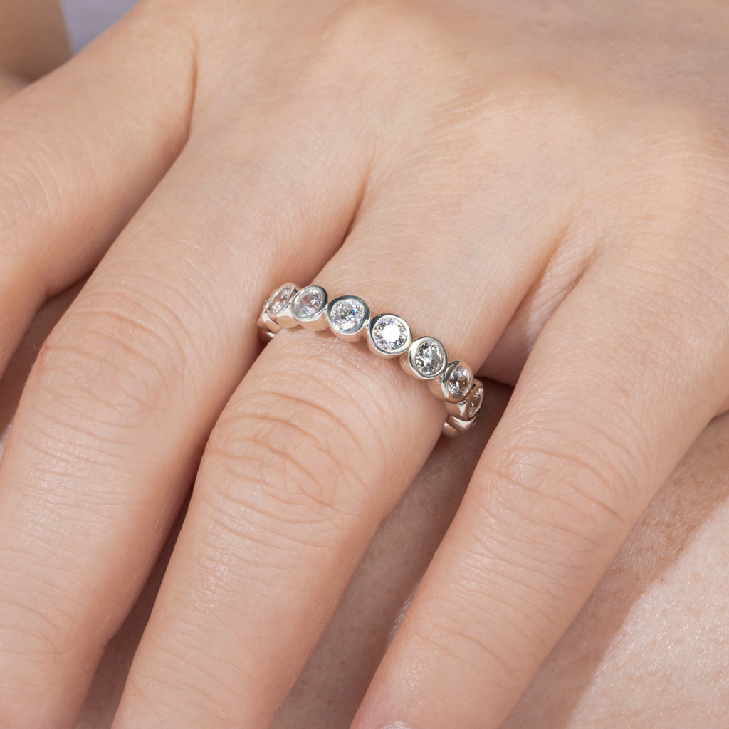 Aliança Harmony Moissanite Aliança