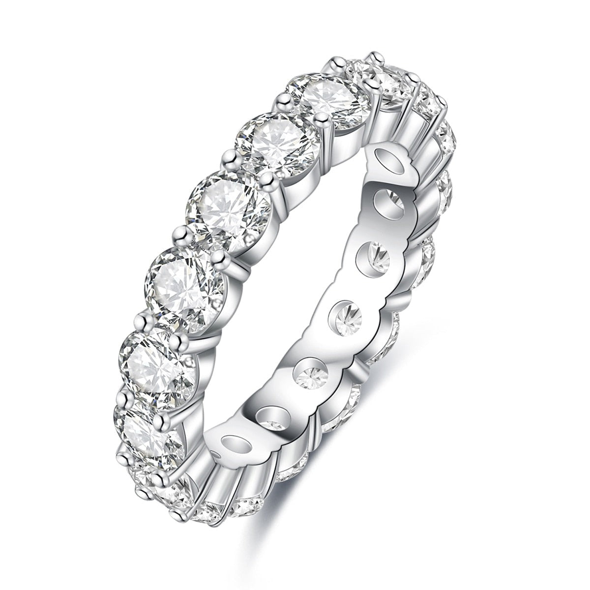 Aliança Wedding Moissanite Aliança